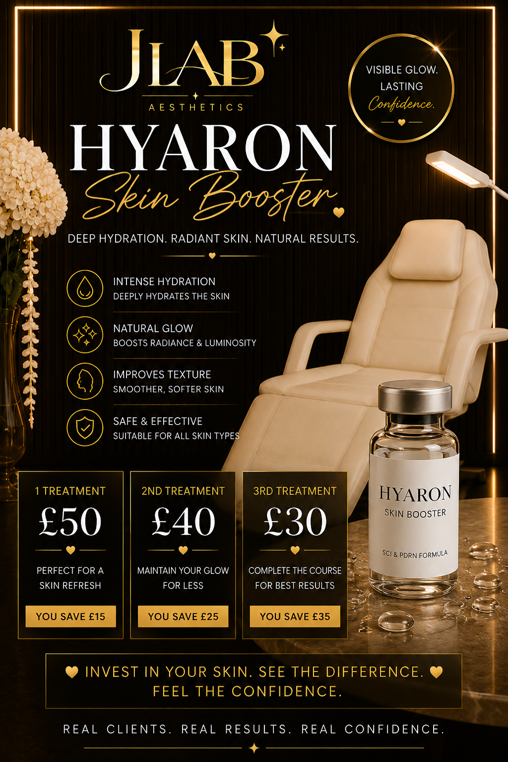 Lip enhancement Hyaron skin booster at Jlab Burton